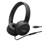 Fone De Ouvido Jbl Tune 520c Com Fio Usbc Microfone Preto