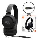 Fone De Ouvido Jbl Tune 520c Preto Com Cabo Usb-c