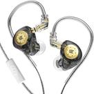 Fone de Ouvido KZ EDX PRO Hi-Fi In-Ear, Som Potente, Graves Fortes