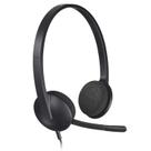 Fone de Ouvido Logitech H340 USB Estéreo - Compatível com Windows e Mac