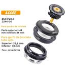 Fone de Ouvido MTB/Estrada CNC com Rolamento - 1 1/8" a 1 1/2" (Sem Rosca Interna) Fone de Ouvido MTB/Estrada CNC com Rolamento - 1 1/8" a 1 1/2" (Sem Rosca Interna)
