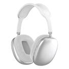 Fone de ouvido over-ear gamer sem fio Bluetooth P9 branco