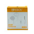 Fone de Ouvido P2 Hrebos Com Fio Branco