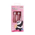 Fone de ouvido p3 ursos sem curso panda miniso