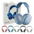 Fone De Ouvido P9 Headphone Bluetooth - Kapbom - Ka-p9 Cor Preto Luz Branco