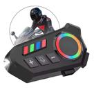 Fone De Ouvido Para Capacete Bluetooth Headset Rgb Sem fio Helmet