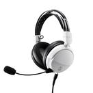 Fone de ouvido para jogos Audio-Technica ATH-GL3WH com parte traseira fechada branca