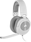 Fone de ouvido para jogos Corsair HS55 Stereo Leatherette White