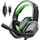 Fone de ouvido para jogos EKSA E1000 com microfone com cancelamento de ruído e luz RGB Fone de ouvido para jogos EKSA E1000 com microfone com cancelamento de ruído e luz RGB