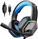 Fone de ouvido para jogos EKSA E1000 com microfone com cancelamento de ruído e luz RGB Fone de ouvido para jogos EKSA E1000 com microfone com cancelamento de ruído e luz RGB