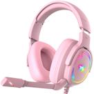 Fone de ouvido para jogos Jimonyer para PC/PS4/PS5/Xbox One/Switch Pink