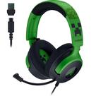Fone de ouvido para jogos Razer Kraken V4 X 40mm Drivers Minecraft Ed.