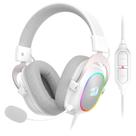 Fone de ouvido para jogos Redragon H510 Zeus-X RGB 7.1 Branco