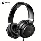 Fone de Ouvido Picun C60 Leves e Dobrveis com Microfone e Graves Estéreo Preto