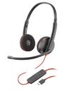 Fone de ouvido Plantronics Blackwire 3220 USB-C mono on-ear com fio