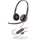 Fone de ouvido Plantronics Blackwire C3220 estéreo preto com fio Fone de ouvido Plantronics Blackwire C3220 estéreo preto com fio