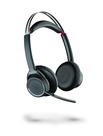 Fone de ouvido Plantronics Voyager Focus UC com suporte de carregamento