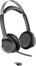 Fone de ouvido Poly Voyager Focus UC com suporte de carregamento (versão Teams)