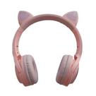 Fone de ouvido rosa
