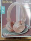 Fone de ouvido rosa