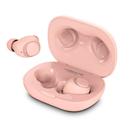 fone de ouvido rosa