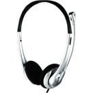 Fone de Ouvido Satellite AE-218 com Microfone - Plata/Preto
