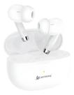 Fone De Ouvido Sem Fio Bluetooth 5.4 Microfone Borrachinha Branco