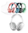 Fone de ouvido Sem Fio Bluetooth C/ Microfone Recarregável Max P9 Air Cor Cinza
