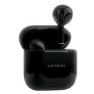Fone de Ouvido Sem Fio Bluetooth C3Tech EP-TWS-21BK, Preto