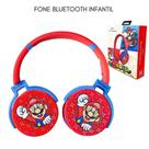 Fone De Ouvido Sem Fio Bluetooth Mário Bros Menino Menina Cor Preto- MA-1 Fone De Ouvido Sem Fio Bluetooth Mário Bros Menino Menina Cor Preto- MA-1