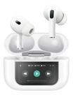 Fone de Ouvido sem Fio Bluetooth TWS Smart Touch Screen ANC Cancelando Ruído Com Visor LCD Suporte