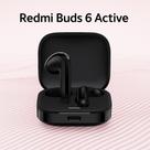 Fone de Ouvido Sem Fio Bluetooth Xiaomi Redmi Buds 6 Active Bateria de 30 horas Redução de Ruídos Graves Reforçados Qualidade de Som Imersiva Gamer