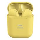 Fone de Ouvido Sem Fio Duplo Wireless OEX TWS11 Amarelo