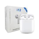 Fone de Ouvido Sem Fio i12 Tws Bluetooth Com Touch Bluetooth 5.0