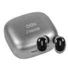 Fone de Ouvido Sem Fio Oex Bluetooth Tws30 Bud Prata