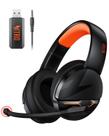 Fone de ouvido sem fio para jogos Acer Flex 2,4 GHz com bateria de 100 H
