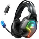 Fone de ouvido sem fio para jogos Ozeino para PS5 PS4 PC Laptop 7.1