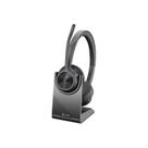 Fone de ouvido sem fio Poly Voyager 4320 UC com suporte de carregamento
