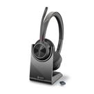 Fone de ouvido sem fio Poly Voyager 4320 UC com suporte de carregamento