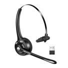 Fone de ouvido sem fio TECKNET Bluetooth com microfone com cancelamento de ruído