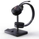 Fone de ouvido sem fio Yealink WH62 Dual UC DECT com alcance de 525 pés