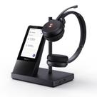 Fone de ouvido sem fio Yealink WH66 com tela Bluetooth de 4 polegadas