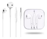 Fone De Ouvido Silicone Com Fio 3.5mm Com Controle E Microfone Branco