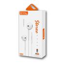 Fone De Ouvido Stereo C/ Controle E Microfone Branco Fone De Ouvido Stereo C/ Controle E Microfone Branco