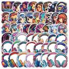 Fone de ouvido Stickers Fantasy, vinil impermeável, 50 unidades/lote