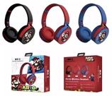 Fone De Ouvido Super Mario Bros Sem Fio Bluetooth Headset!