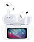Fone De Ouvido Tela Touch Bluetooth Sem Fio Cor Branco Fone De Ouvido Tela Touch Bluetooth Sem Fio Cor Branco