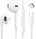 Fone de Ouvido Tipo C com Microfone Compatível com Todos Celulares com Entrada USB-C, Smartphones