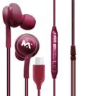 Fone de Ouvido Tipo C com Microfone Integrado e Cabo 1 Metro Resistente Fone de Ouvido Tipo C com Microfone Integrado e Cabo 1 Metro Resistente