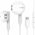 Fone de Ouvido Tipo C Compatível iPhone 15 16 Som de Qualidade Premium